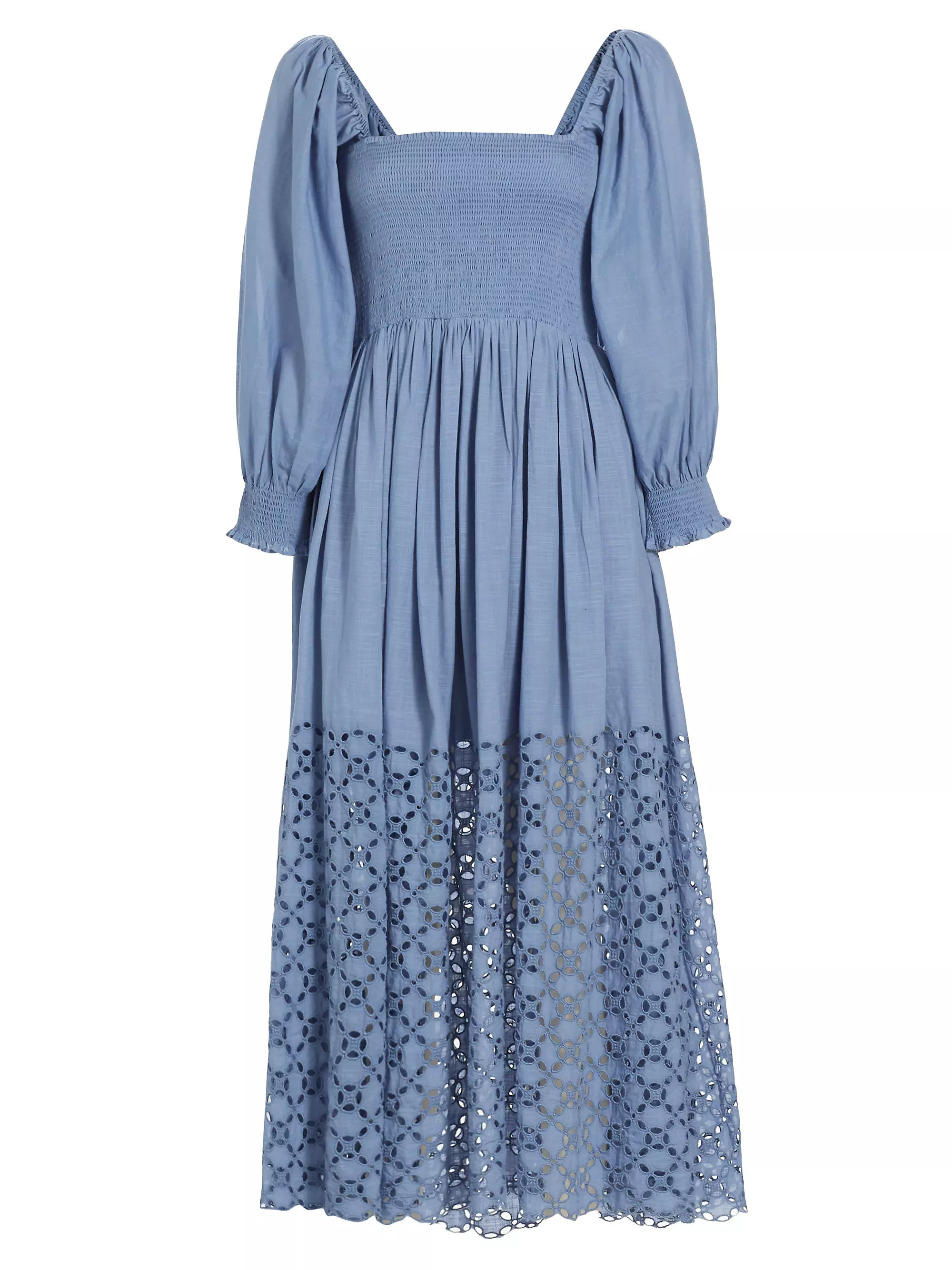 Perfect Storm Eyelet Cotton Maxi Dress | Saks Fifth Avenue