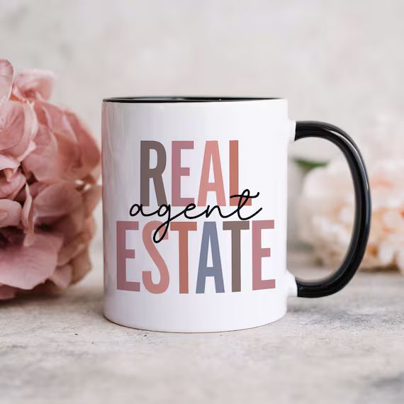 Real Estate Agent Gift, Real Estate Agent Mug, Real Estate Life Mug, Licensed to Sell, Real Estat... | Etsy (US)