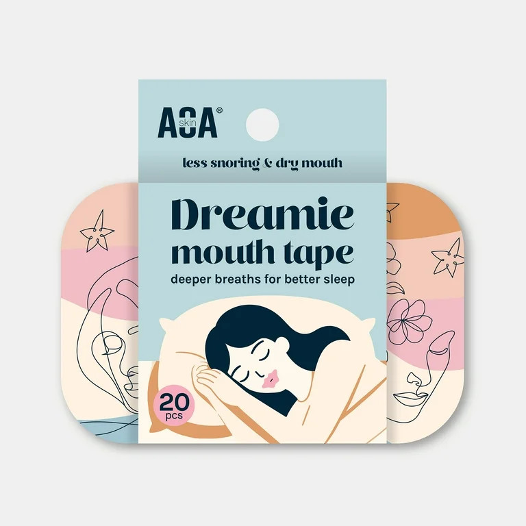AOA Skin Dreamie Mouth Tape 20 Count – Gentle Overnight Lip Closure for Restful Sleep | Walmart (US)