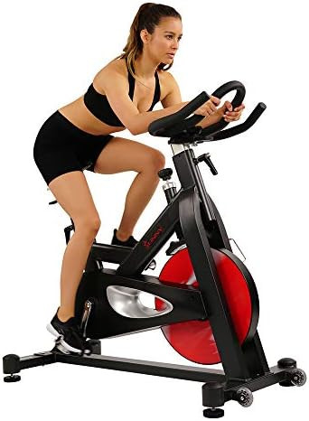 Sunny Health & Fitness SF-B1714 Evolution Pro Magnetic Belt Drive Indoor Cycling Bike, High Weigh... | Amazon (US)