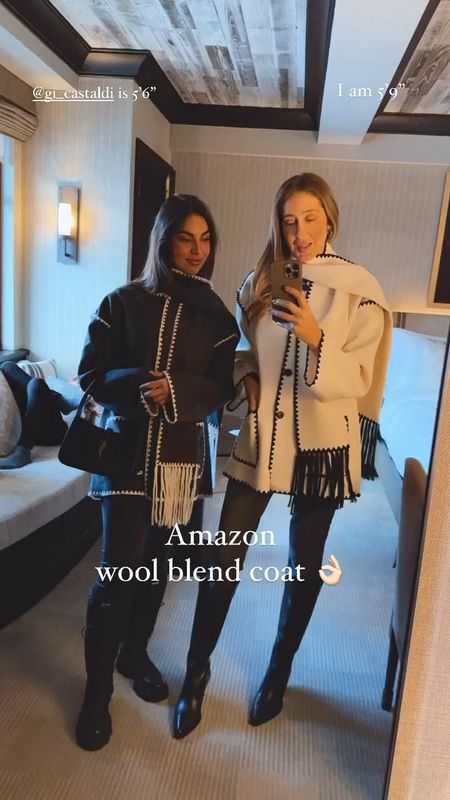 Amazon wool blend coat that I am loving! 
I love the quality and it looks gorgeous
Perfect to elevate you winter look 👌🏻
Wearing medium for a more oversized look

#LTKSeasonal #LTKstyletip #LTKover40