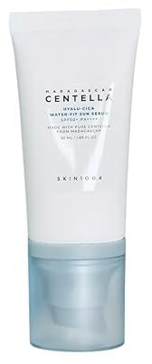 VitaBoost Hyalu CICA Water-fit Sun Serum 50 ML – Lightweight, Hydrating Serum with Protection, Soothing for Sensitive Skin, Moisturizing & Non-Greasy andGeoMetal™ Gauze Pad | Amazon (US)