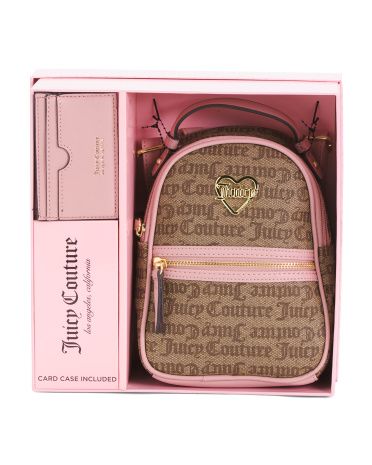 Logo Backpack And Card Case Boxed Gift Set | TJ Maxx