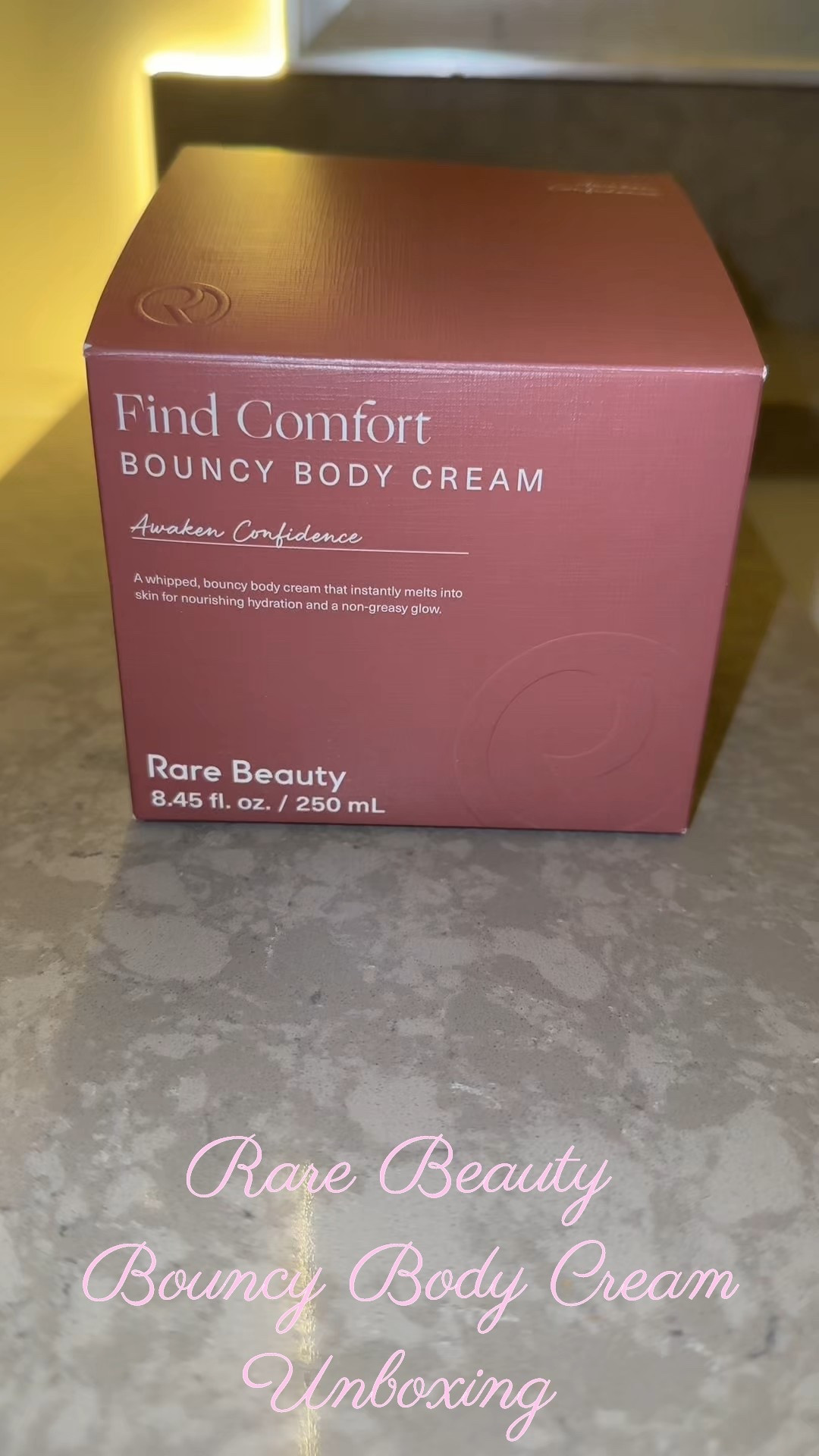 Soft, bouncy and smells amazing! 
Unboxing the Rare Beauty Find Comfort Bouncy Body Cream; the whipped texture is unreal.
This feels like the kind of body care that turns your routine into a moment.

Should I try the rest of the Find Comfort Collection next? @

#LTKselfcare #LTKGiftGuide #LTKgrwm