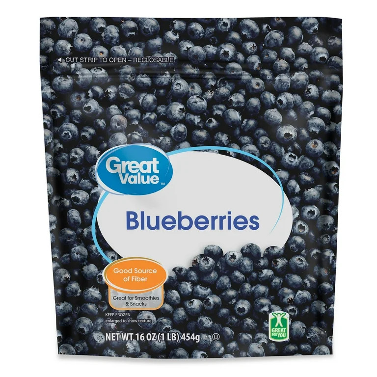 Great Value Blueberries, 16 oz (Frozen) - Walmart.com | Walmart (US)