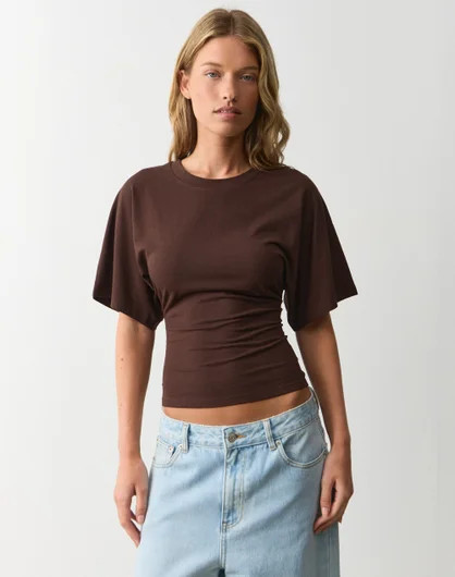 Cinched Short Sleeve Top | Glassons (Australia)