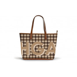 Savannah Zippered Tote - Monogram Stripe | Barrington Gifts