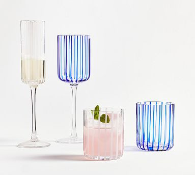Stripe Drinkware Collection | Pottery Barn (US)
