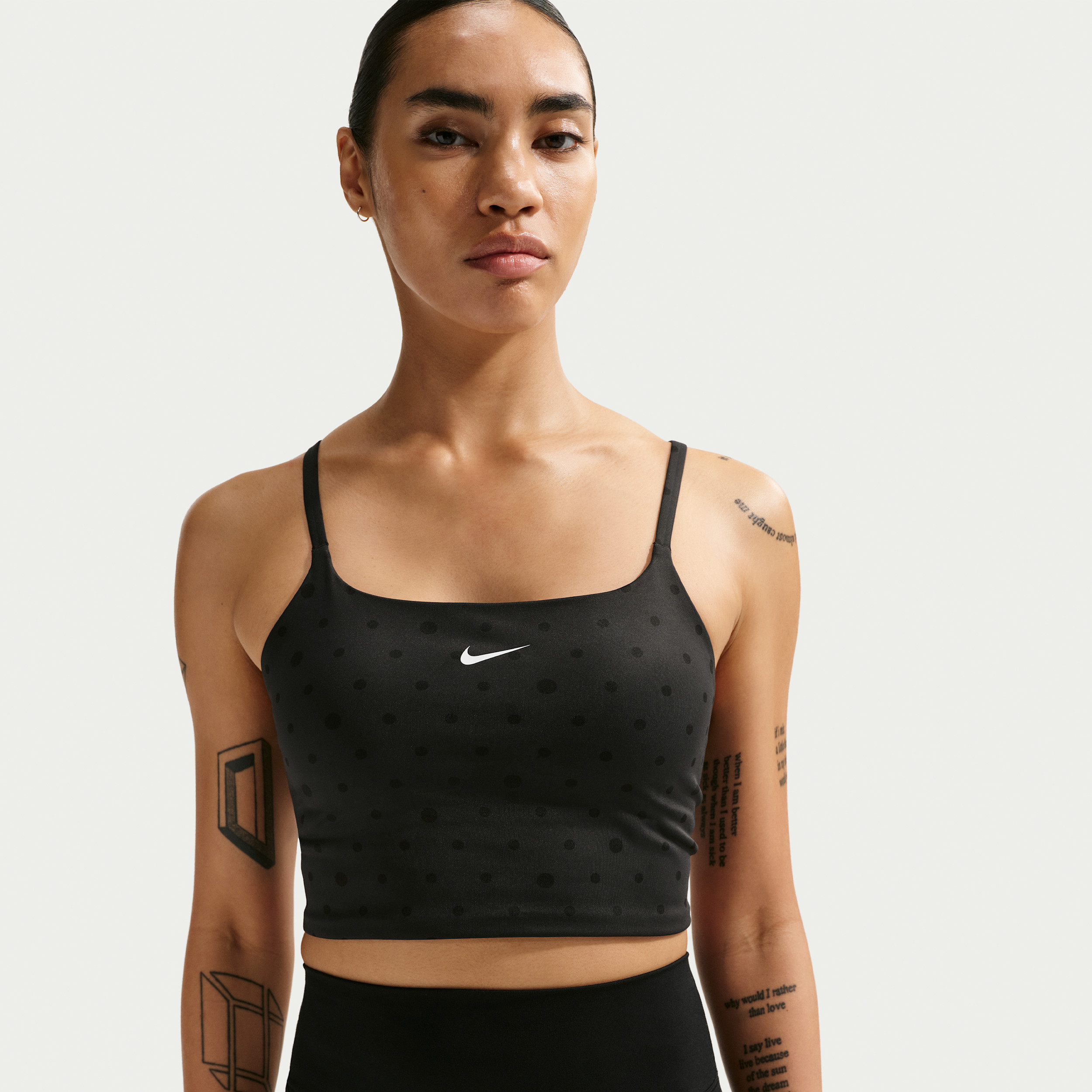 Nike Women's One Light-Support Padded Printed Sports Bra in Black | IQ0162-010 | Nike (US)