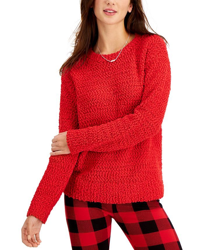 Style & Co Teddy Bouclé Sweater, Created for Macy's & Reviews - Sweaters - Women - Macy's | Macys (US)