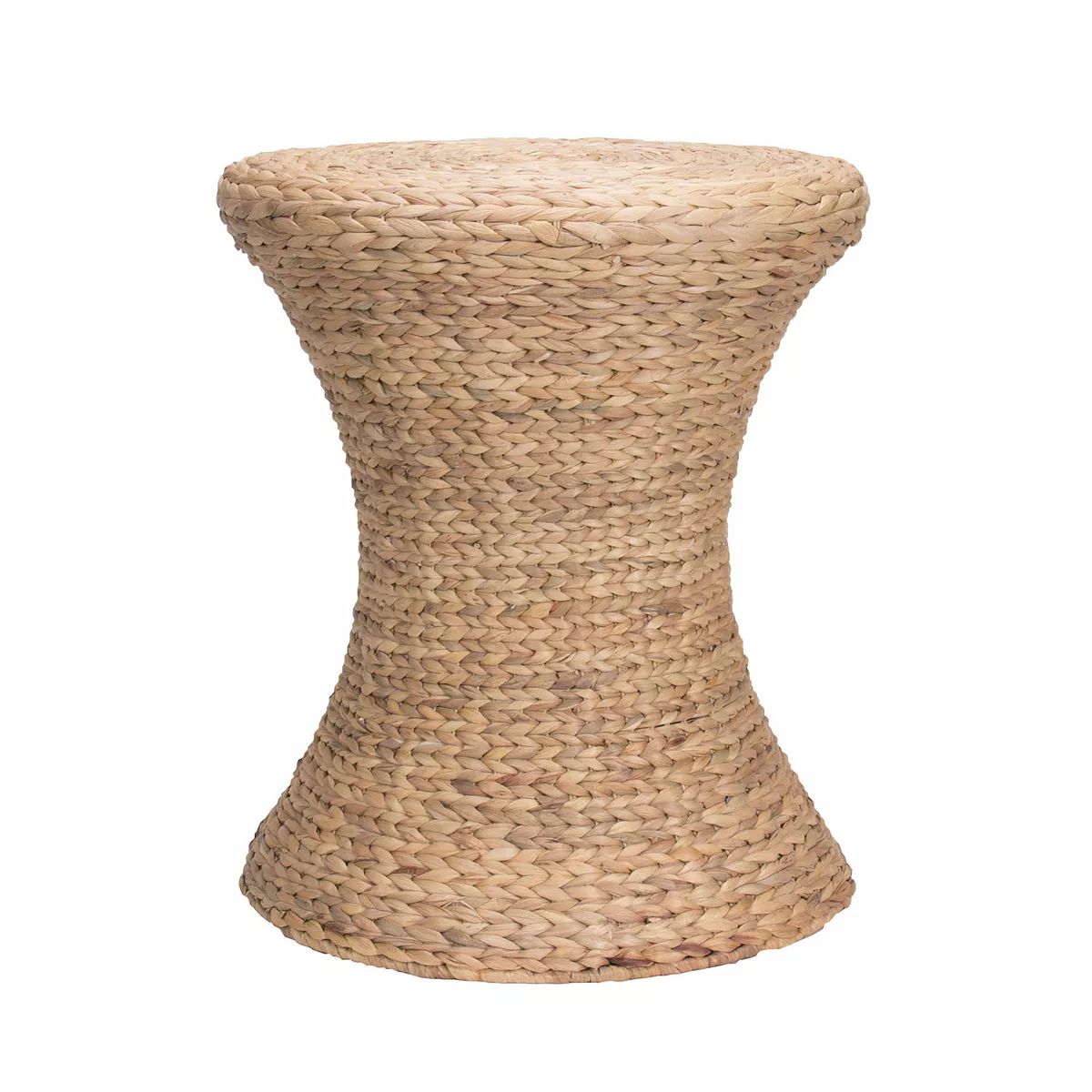 Household Essentials Water Hyacinth Wicker Hourglass Accent Table | Kohl's