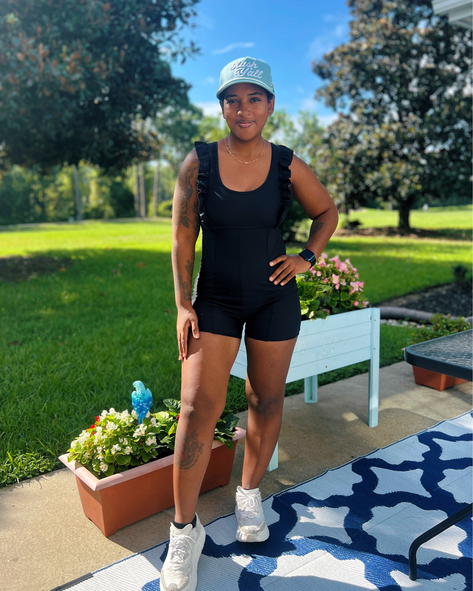 I absolutely adore the ruffles on this FP Movement Romper! So cute!
Wearing a Medium

#LTKTravel #LTKActive