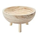 Amazon.com: Creative Co-Op Paulownia Wood w 3 Legs Bowl, Natural : Home & Kitchen | Amazon (US)