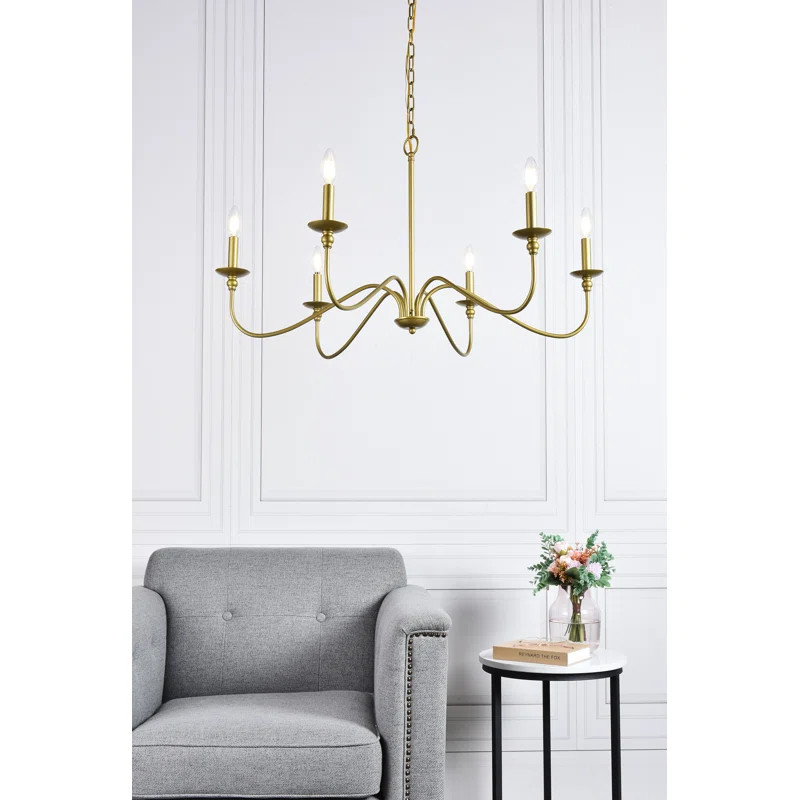 Ableton 6 - Light Dimmable Classic / Traditional Chandelier | Wayfair North America