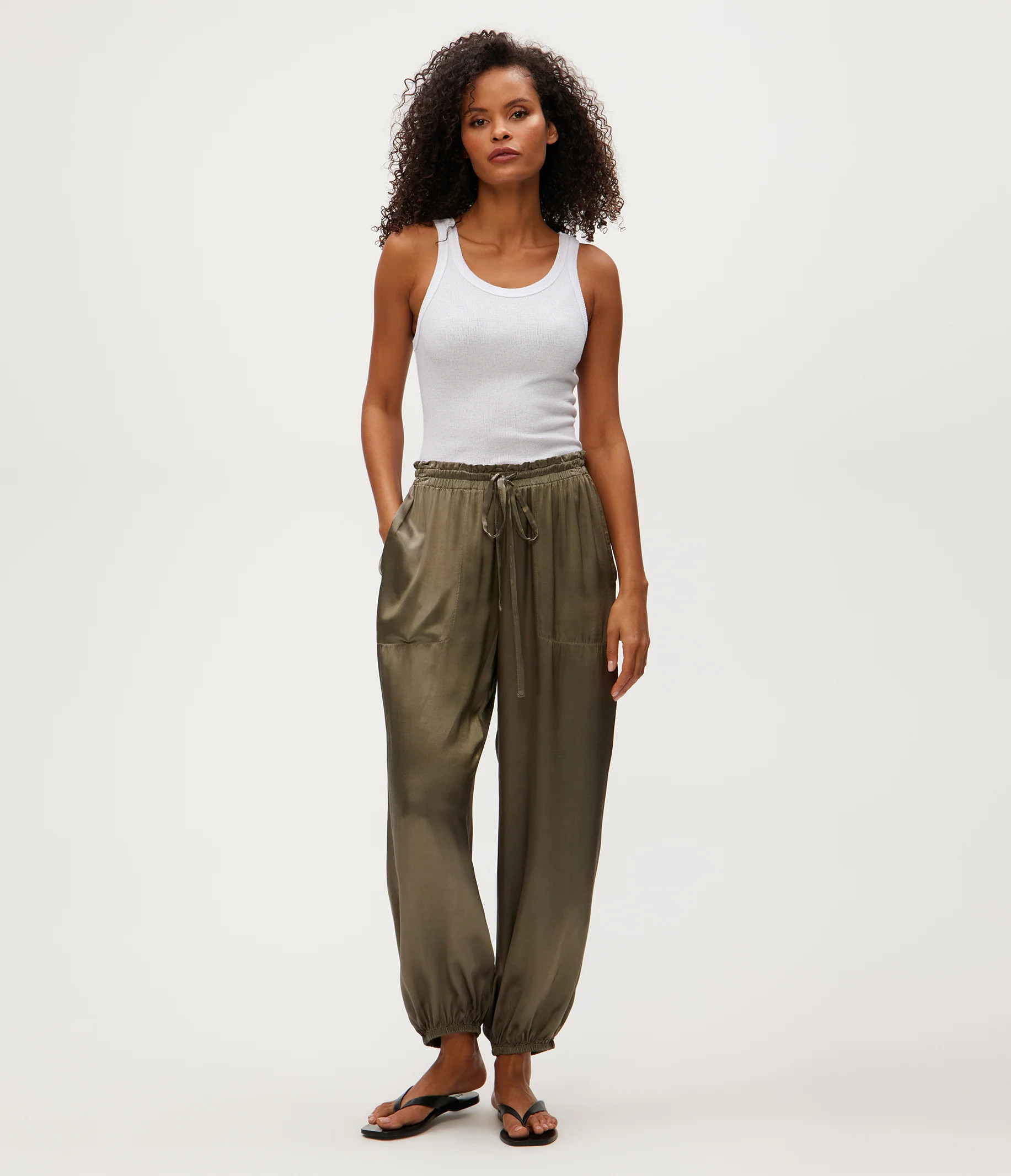 Variant options: Pixie Satin Jogger | MichaelStars.com