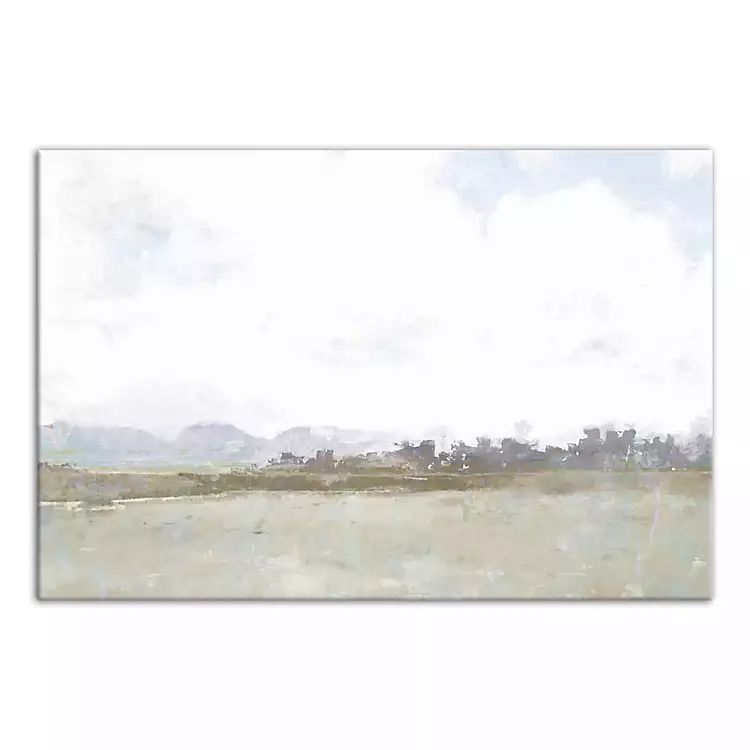 Soft Landscape with Clouds Canvas Art Print | Kirkland's Home