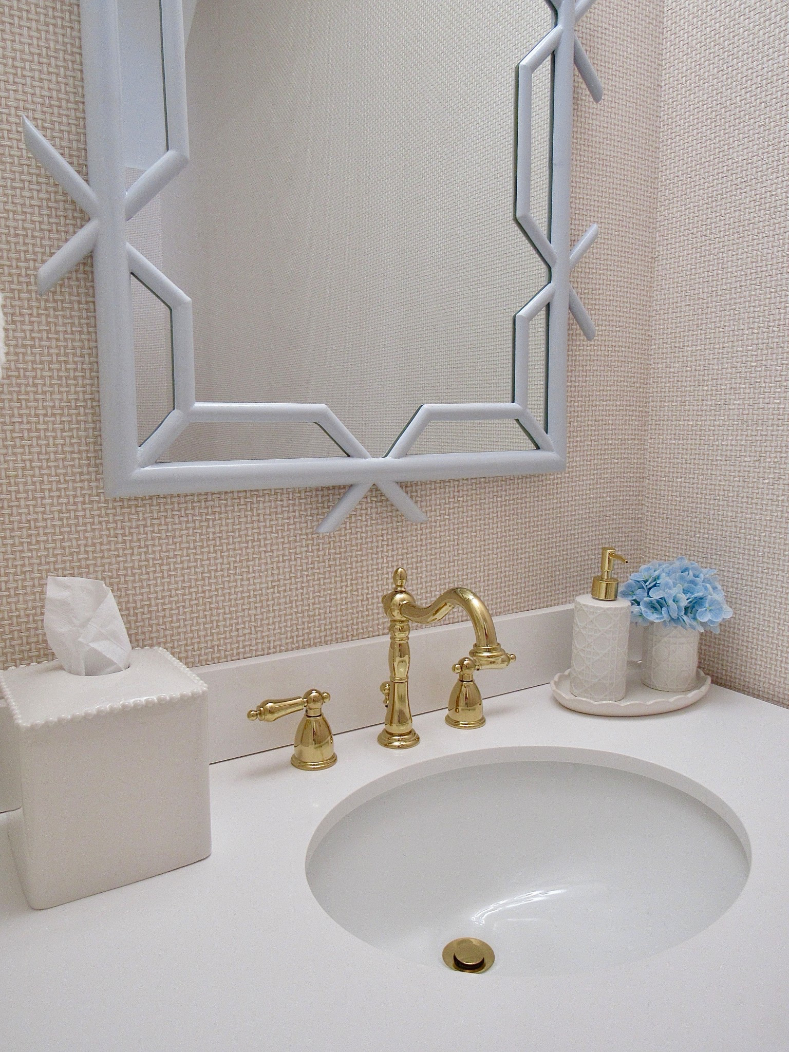 Bathroom Accessories 🩵 Cane Soap Dispenser, Scalloped Tray, Tissue Box Holder

Home Refresh

#LTKFindsUnder50 #LTKHome #LTKStyleTip