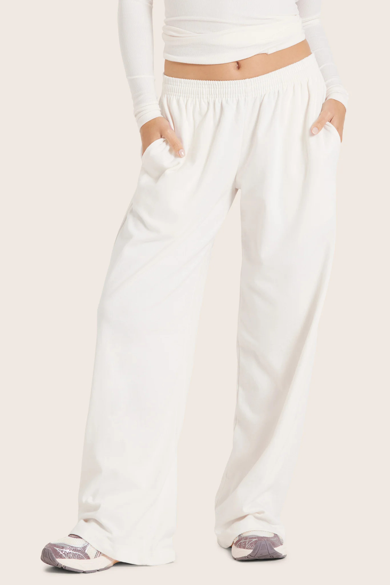 HEAVY COTTON EASY PANTS™ - BLANC | SET Active
