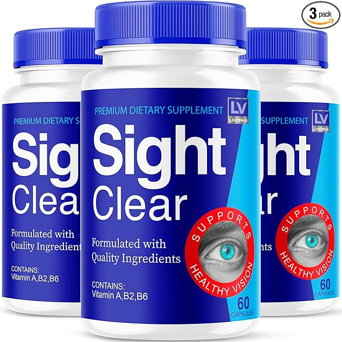 Sight Clear 20/20 Vision Support Supplement for Eyes - (3 Month) - Pack of 3 | Amazon (US)