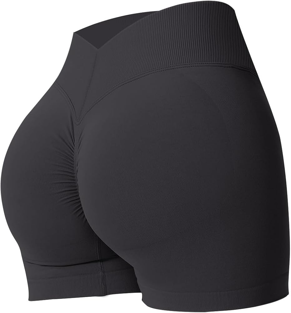 OEAK Booty Lifting Shorts 3.5'' for Women V Back Biker Short Gym Compression Short Tights Spandex... | Amazon (US)