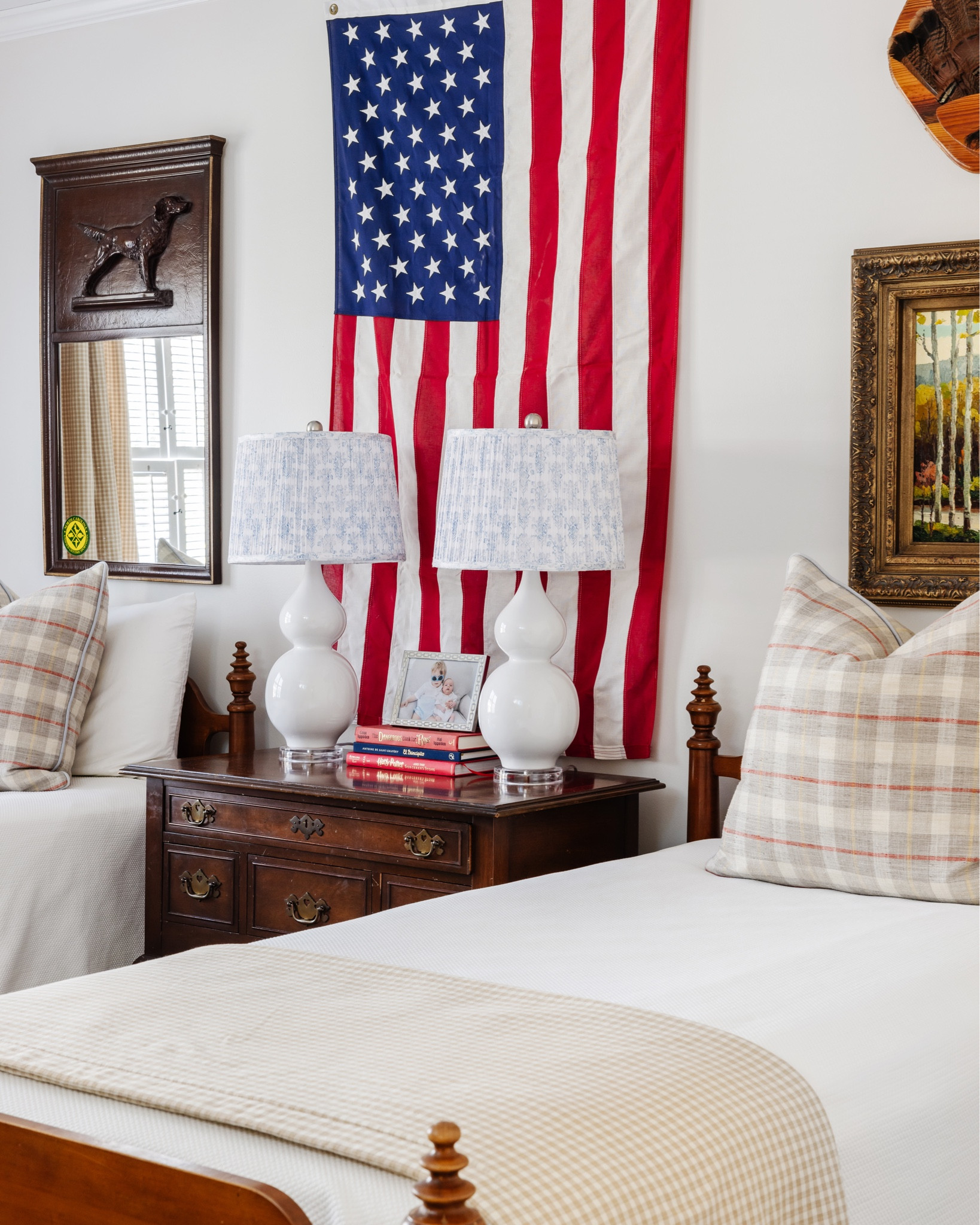 Y’all loved my boys room so much I made a round up so you can create your own very American room too ❤️