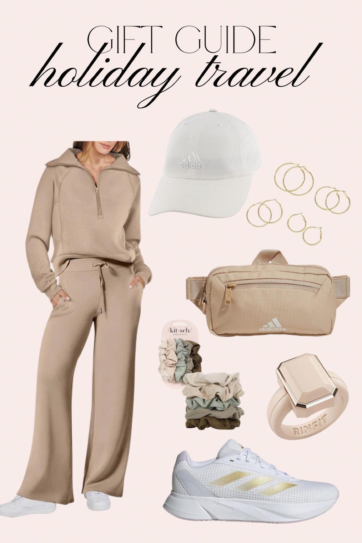 Who doesn’t love a neutral, comfy outfit for all the holiday travel? I’ve linked these exact options along with some other similar favorite items from Amazon and Walmart! 
#traveloutfit 

#LTKTravel #LTKGiftGuide #LTKHoliday