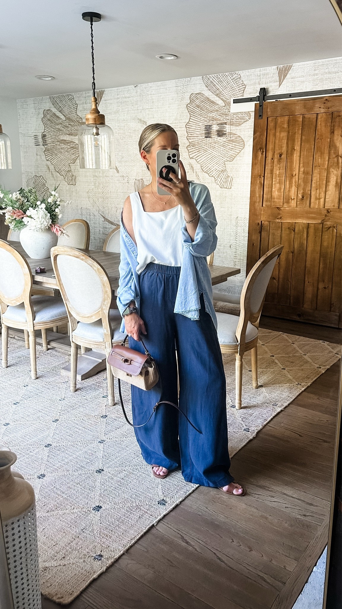 Medium everything! The white tank is a set and I linked a similar top in case the bleached indigo is still sold out. Also linked less expensive options. @Splendid

#LTKPetite #LTKMidsize #LTKootd

#LTKOver40 #LTKootd #LTKdayinmylife