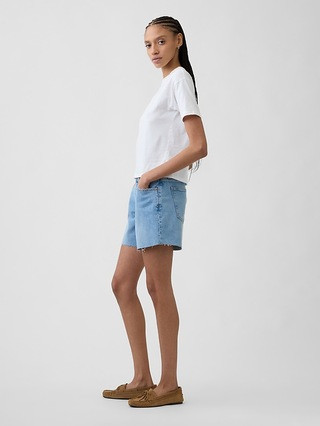 5" Mid Rise Soft Denim Shorts | Gap Factory