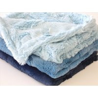 Minky Security Blanket, Baby Boy Lovey Blanket, Blue, Light Lovey, Handmade Boy, Gift, New | Etsy (US)