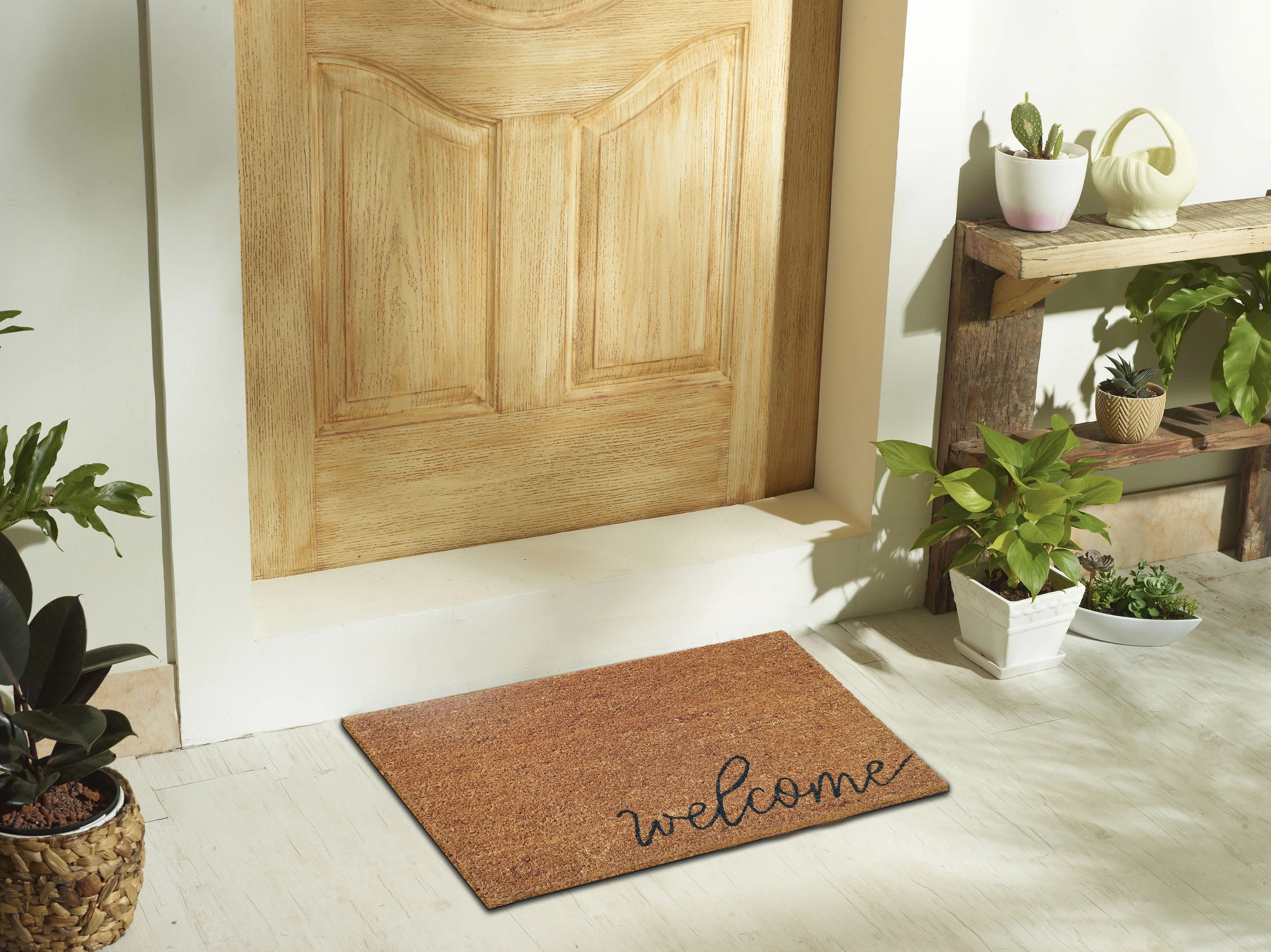 Mainstays Welcome Coir Doormat 18"x30" | Walmart (US)