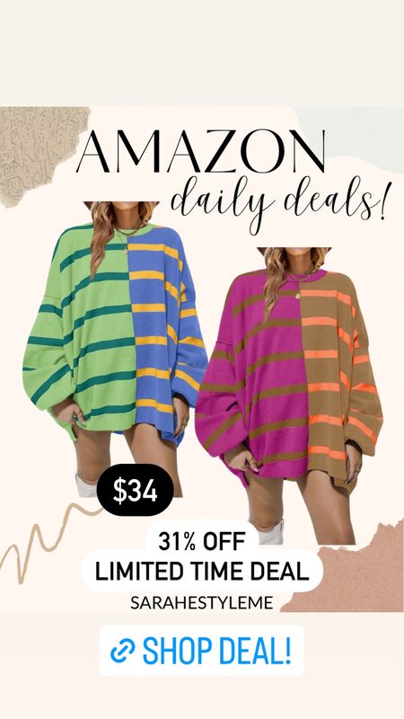 AMAZON DAILY DEALS ✨

FOLLOW ME @sarahestyleme for more Amazon daily deals, Walmart finds, and outfit ideas! 

*Deals can end/change at any time, some colors/sizes may be excluded from the promo 


@amazonfashion #founditonamazon #amazonfashion #amazonfinds #ltkunder50 #ltkfind #momstyle #dealoftheday #amazonprime #outfitideas #ltkxprime #ltksalealert  #ootdstyle #outfitinspo #dailydeals #styletrends #fashiontrends #outfitoftheday #outfitinspiration #styleblog #stylefinds #salealert #amazoninfluencerprogram #casualstyle #everydaystyle #affordablefashion #promocodes #amazoninfluencer #styleinfluencer #outfitidea #lookforless #dailydeals