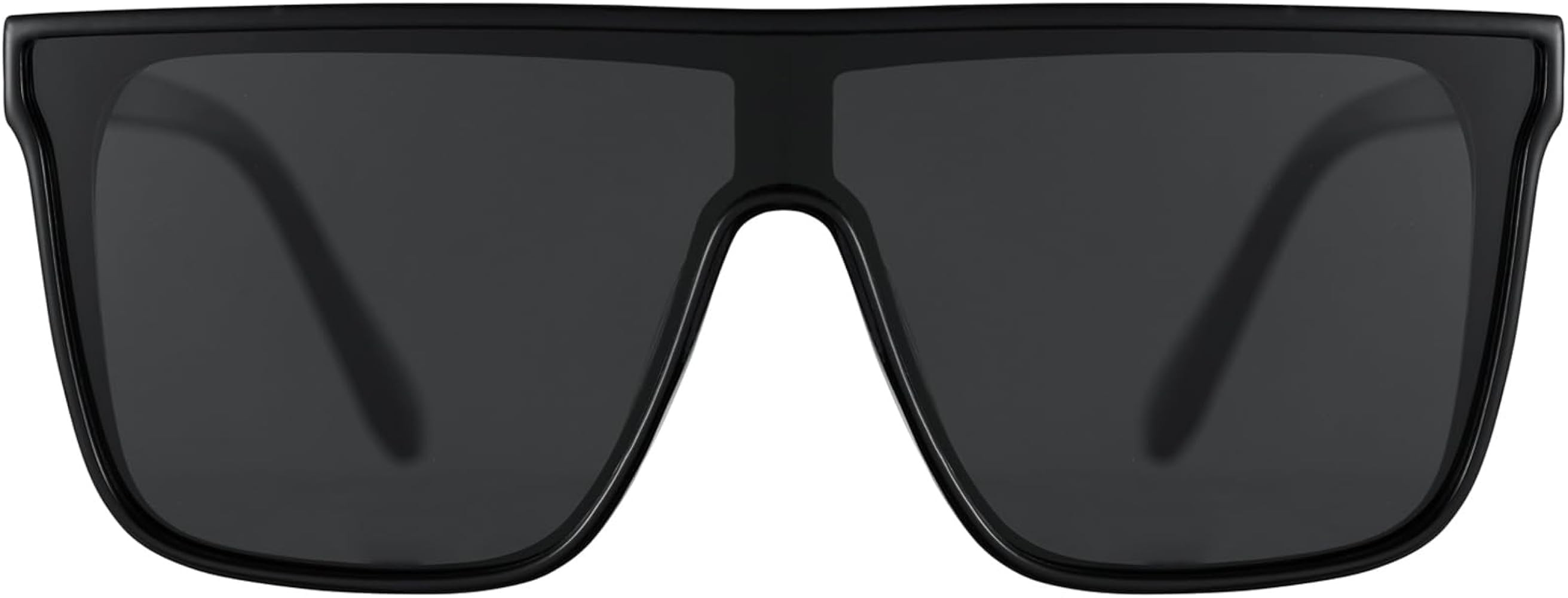 mosanana Polarized Oversized Square Sunglasses for Women Men, Trendy Flat Top Fashion Shield Shad... | Amazon (US)