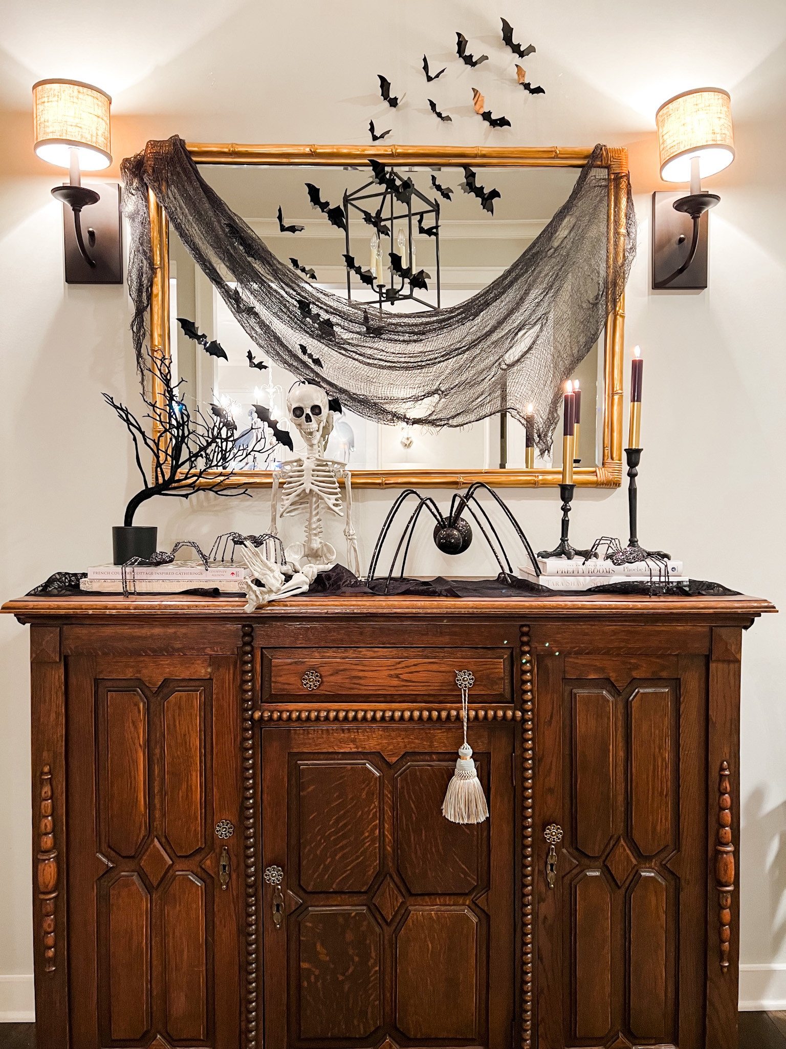 Halloween decor - I’ve used these bats to years in a row and love them. They come in a pack of 120 for under $10

My mirror is also currently on sale 

#LTKSeasonal #LTKHalloween