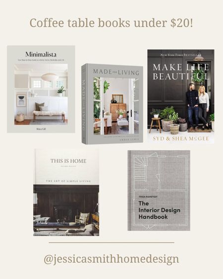 These 5 coffee table books are on sale for $11-$22 dollars right now! Linking some of my other favorites here too! 