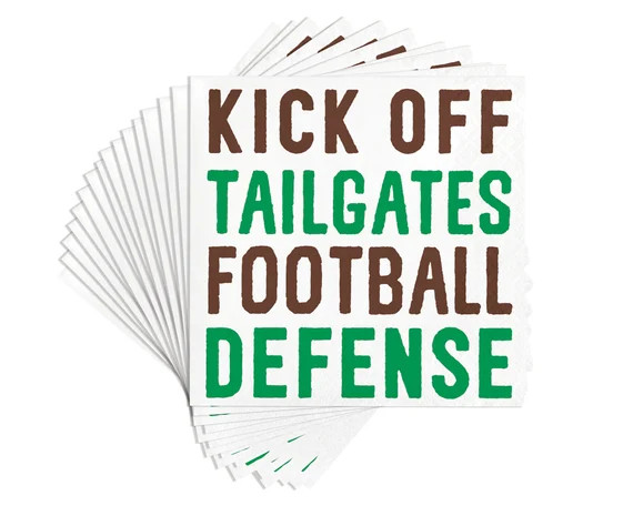 Football Party Napkins-tailgate Party Napkins Football | Etsy | Etsy (US)