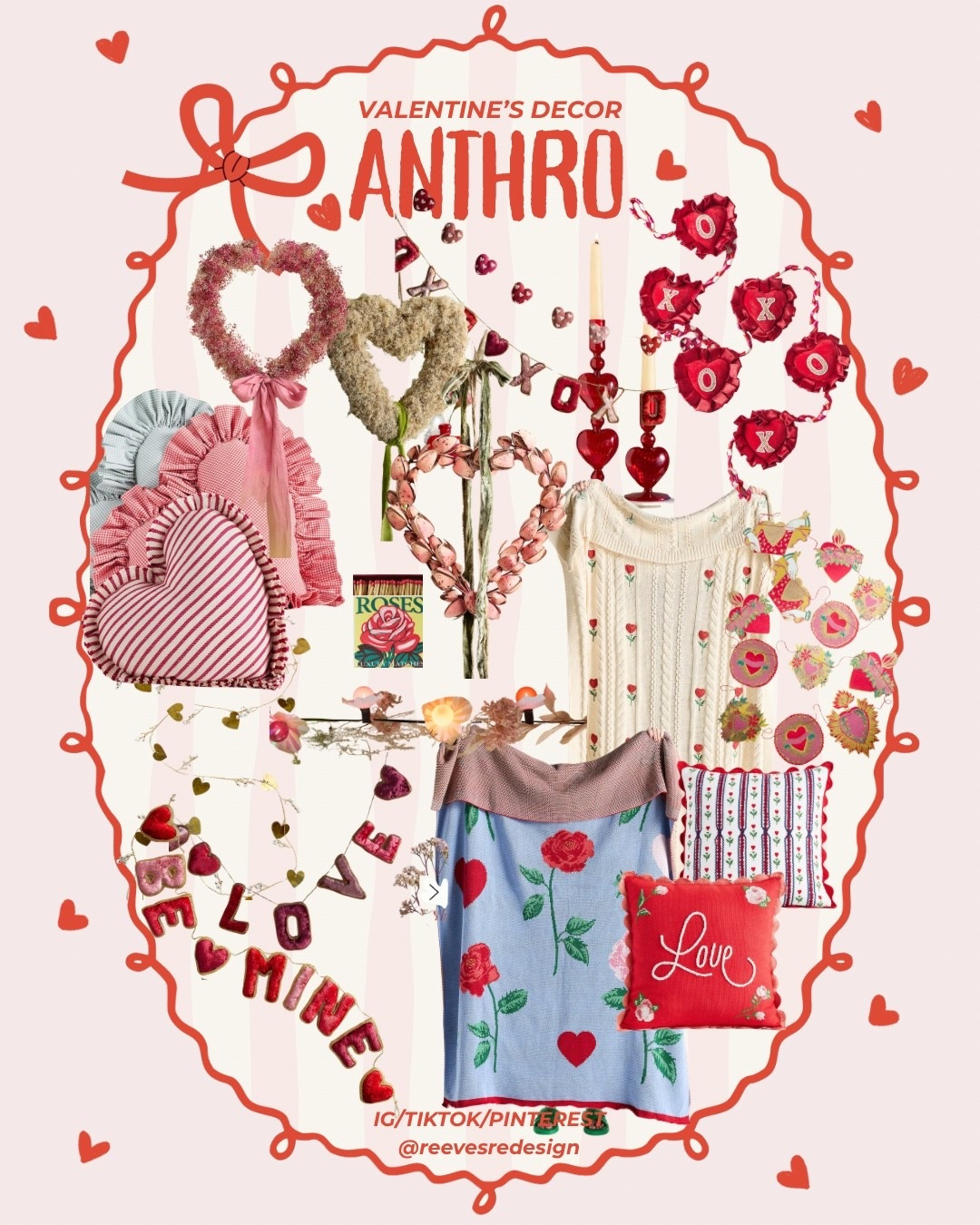 Valentine’s Day, Valentine’s Day garland, heart pillows, heart wreaths, boutique style home decor

#LTKHome #LTKSeasonal #LTKFindsUnder100