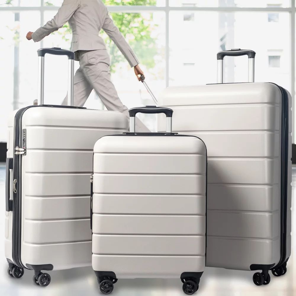 Carry on Luggage Set, 3pcs 20''/24''/28'' Fashion Lightweight Suitcase Travel Sets for Women, 3-i... | Walmart (US)