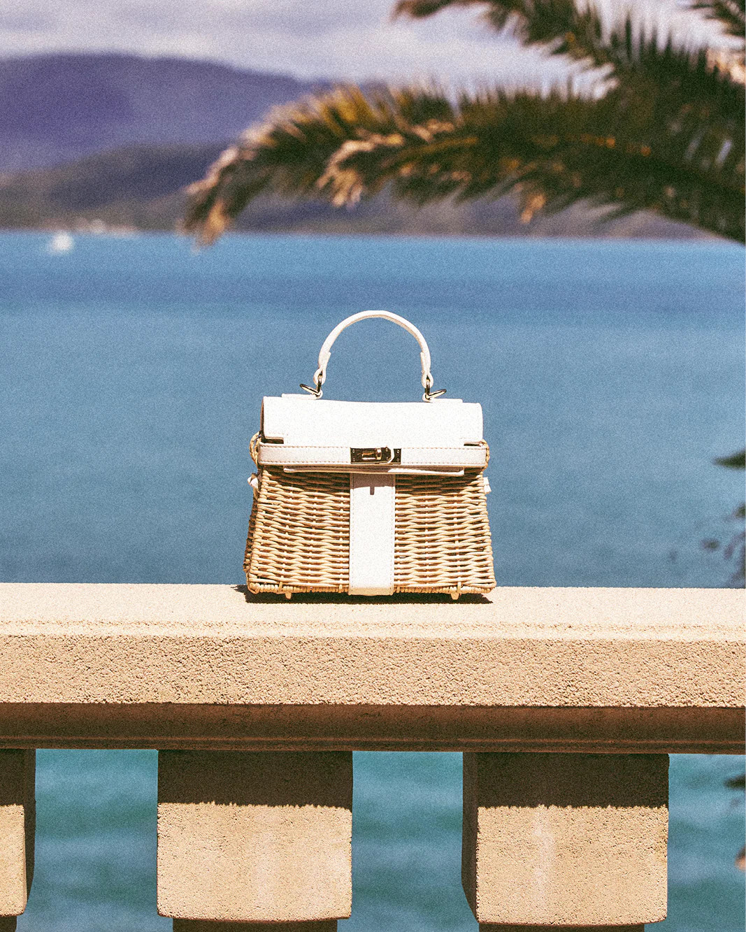 HARIETTE RATTAN HANDLE BAG - RATTAN-WHITE | Billini (ANZ)