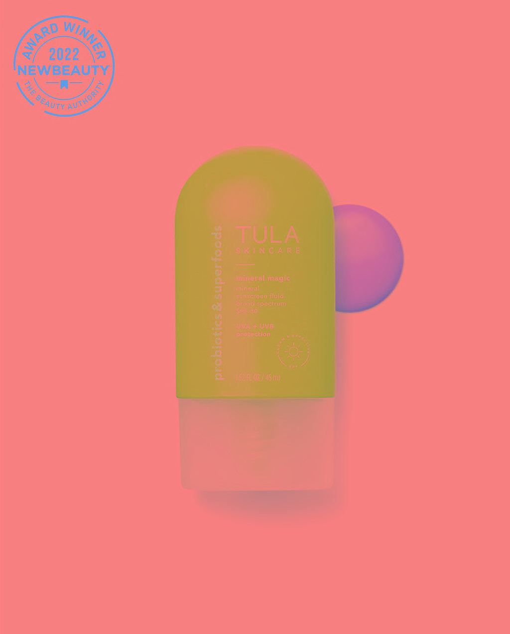 mineral sunscreen fluid broad spectrum SPF 30 | Tula Skincare