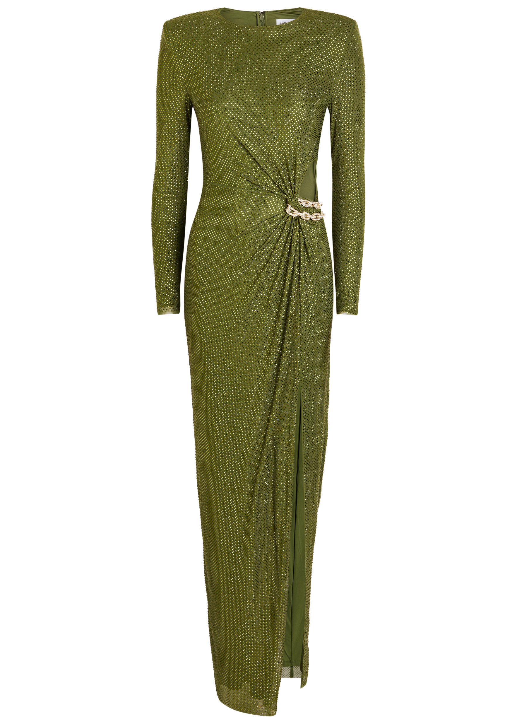 Crystal-embellished mesh gown | Harvey Nichols