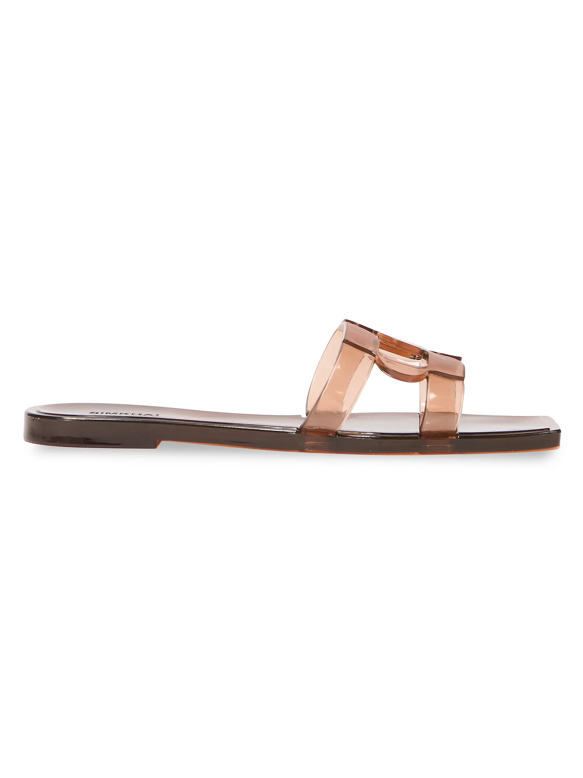 SIMKHAI Monogram Jelly Flats | Saks Fifth Avenue | Saks Fifth Avenue
