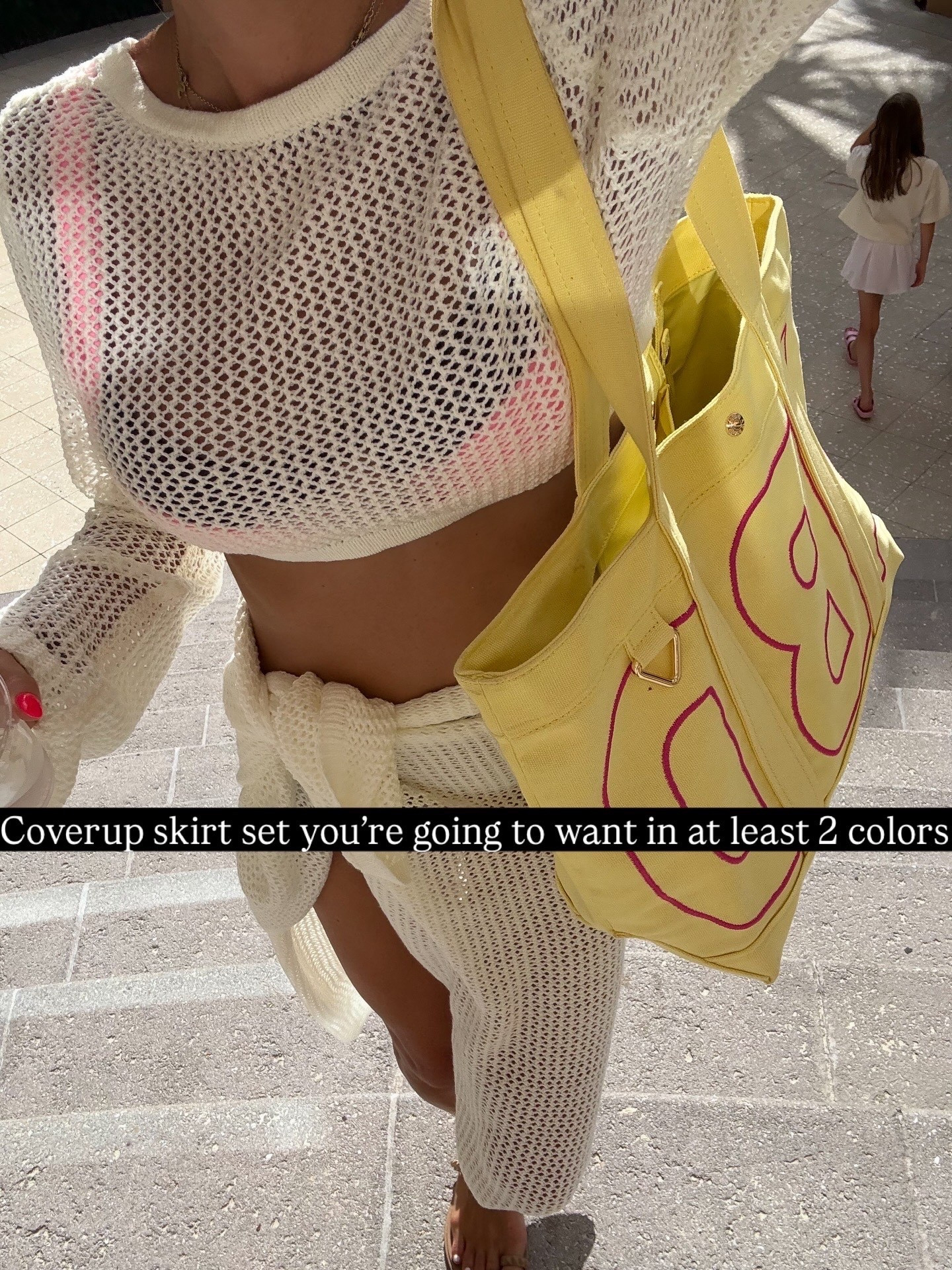 Amazon cover up set I have in 2 colors and fits so well! Yellow custom tote bag 

#LTKTravel #LTKSwim #LTKPetite