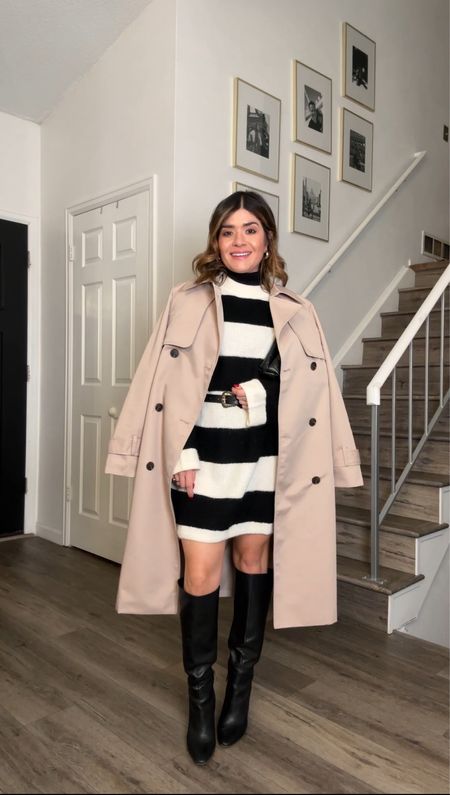 Currently slightly obsessed with this tren coat! 😍✨ It runs a little big. Do not size up.
Wearing size xs
This dress is sold out but it’s also available in more colors 

#LTKshoecrush #LTKfindsunder100 #LTKfindsunder50