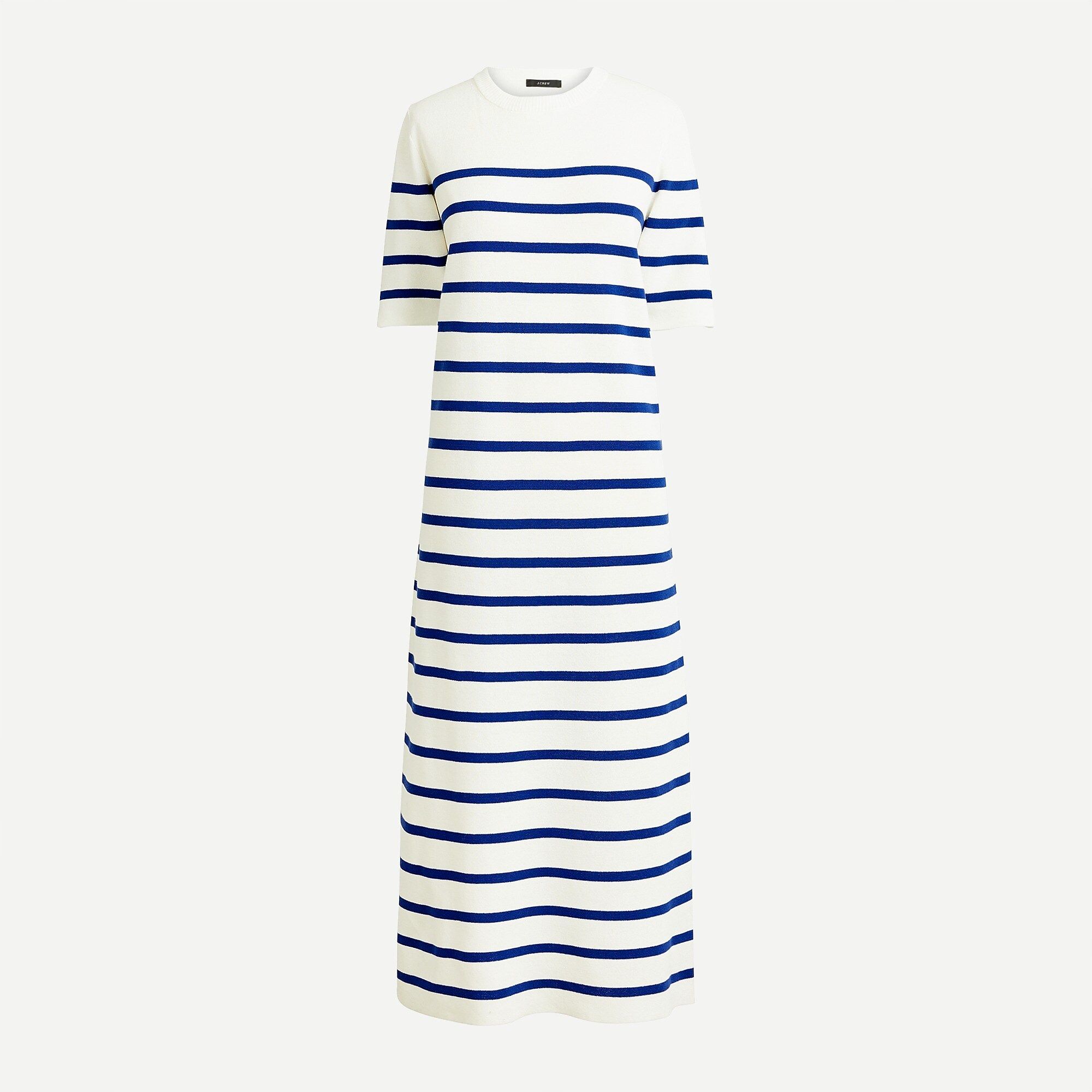 Short-sleeve Margot sweater dress in stripe | J.Crew US