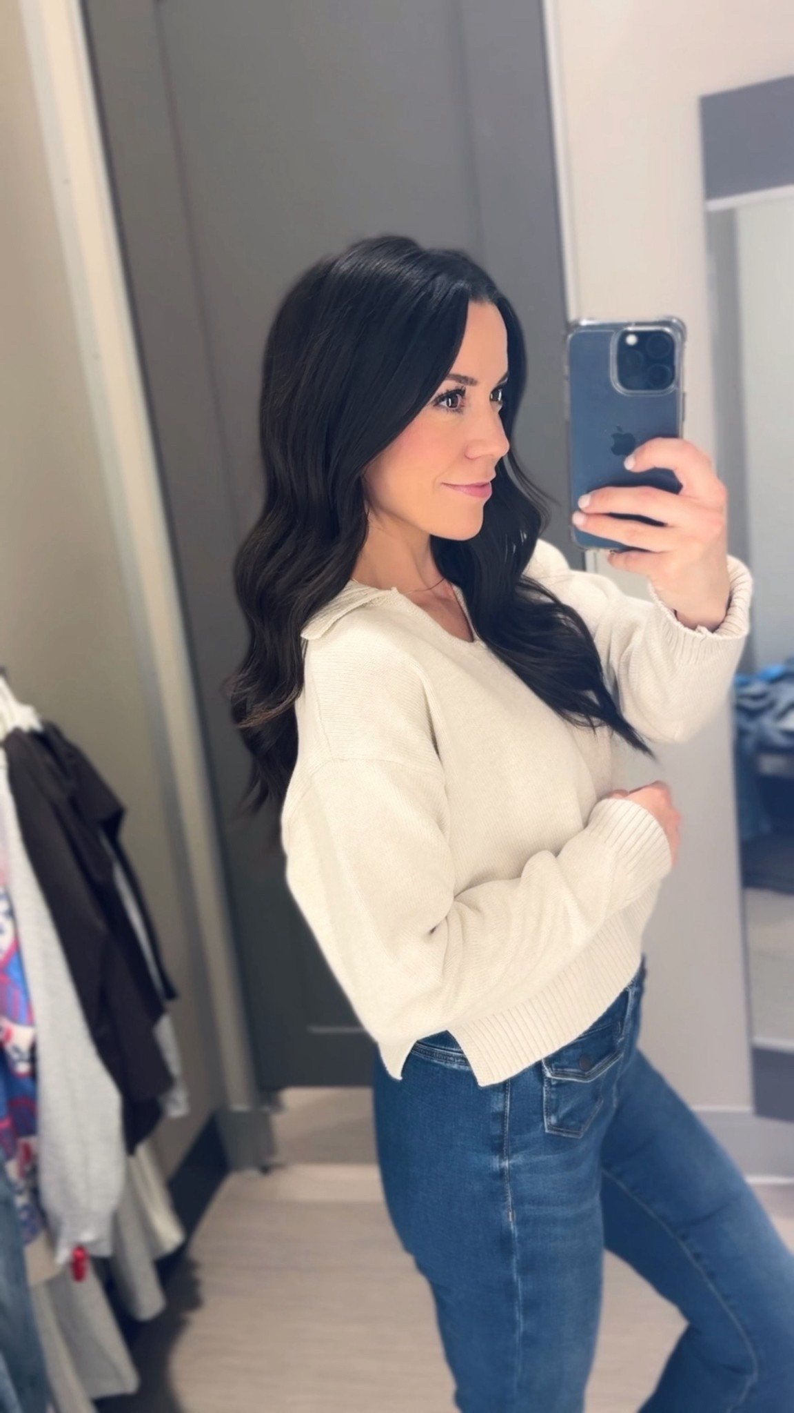 The sweater has the cutest collared detail and fit! Lots of colors to choose from. Perfect to dress up for the office or dress down for a casual look.

#LTKmomlife