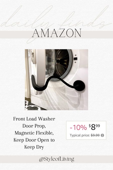 Amazon home cleaning finds! Washer door prop opener to keep dry. Laundry. Less than $10.

#LTKfindsunder50 #LTKfamily #LTKhome