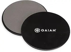Gaiam Core Sliding Discs - Dual Sided Workout Sliders for Carpet & Hardwood Floor - Home Ab Pads ... | Amazon (US)