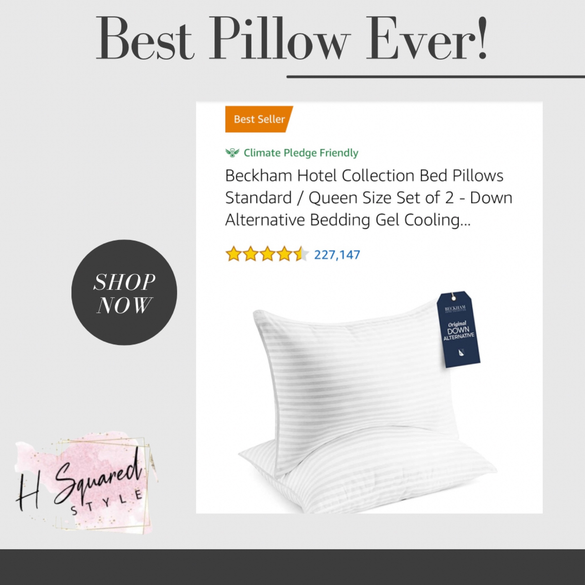 Best pillow ever! Over 200 k reviews 

#LTKhome #LTKFind #LTKsalealert