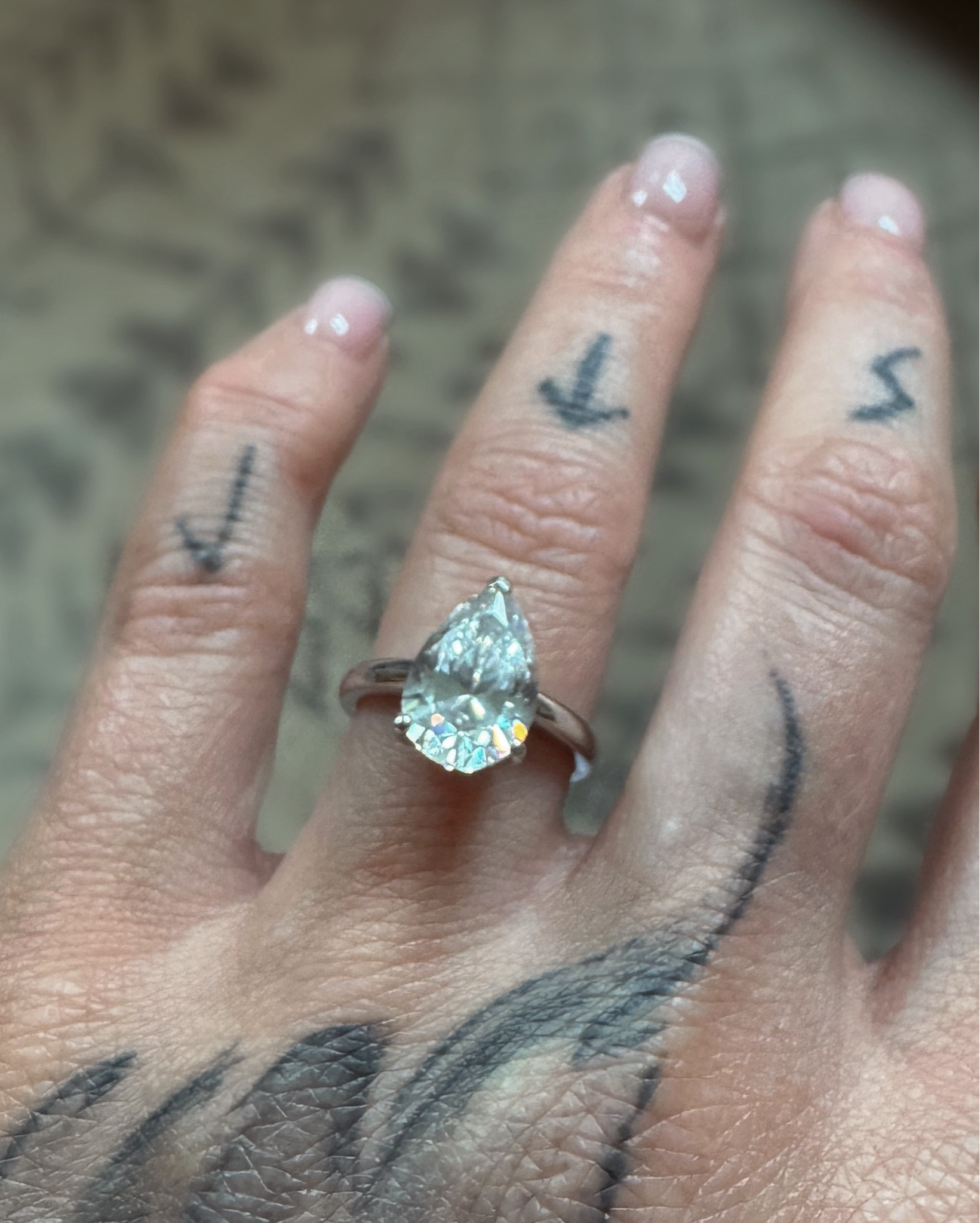 Sterling Silver 8x12mm Simulated Pear-shaped Diamond Engagement Ring Domed Band Promise Bridal Ring | For Her | Gift Idea | jewelry 

#LTKWedding #LTKGiftGuide #LTKStyleTip