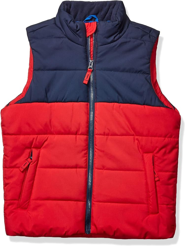 Amazon Essentials Boys and Toddlers' Heavyweight Outerwear Puffer Vest | Amazon (US)